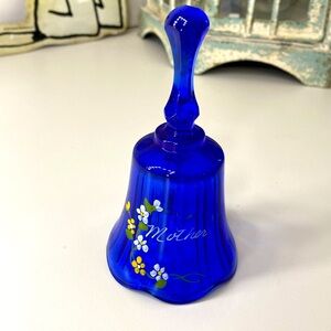 Fenton signed mini bell “Mother”
